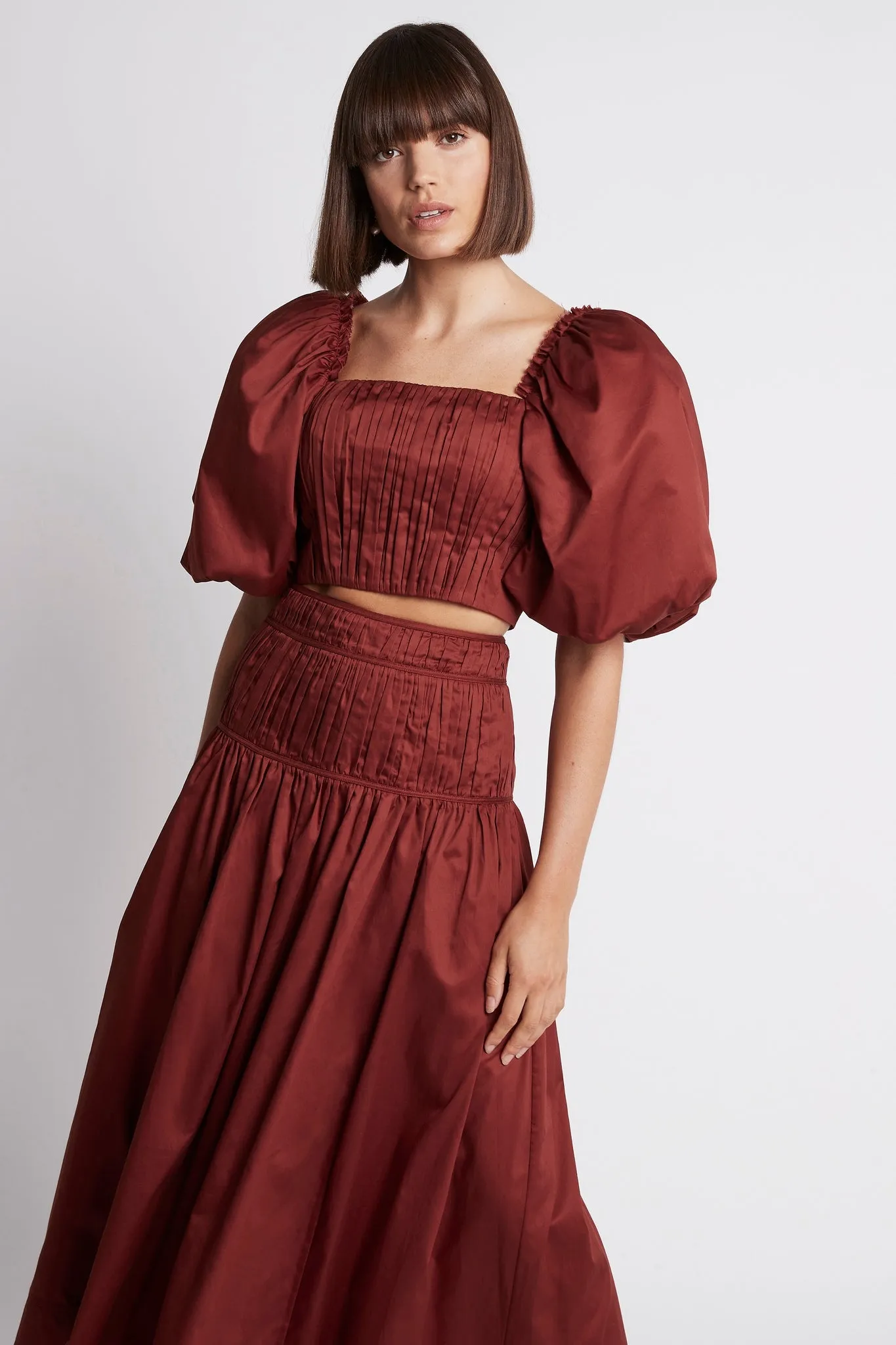 Enamour Puff Sleeve Cropped Top sold by Aje product image thumbnail 3