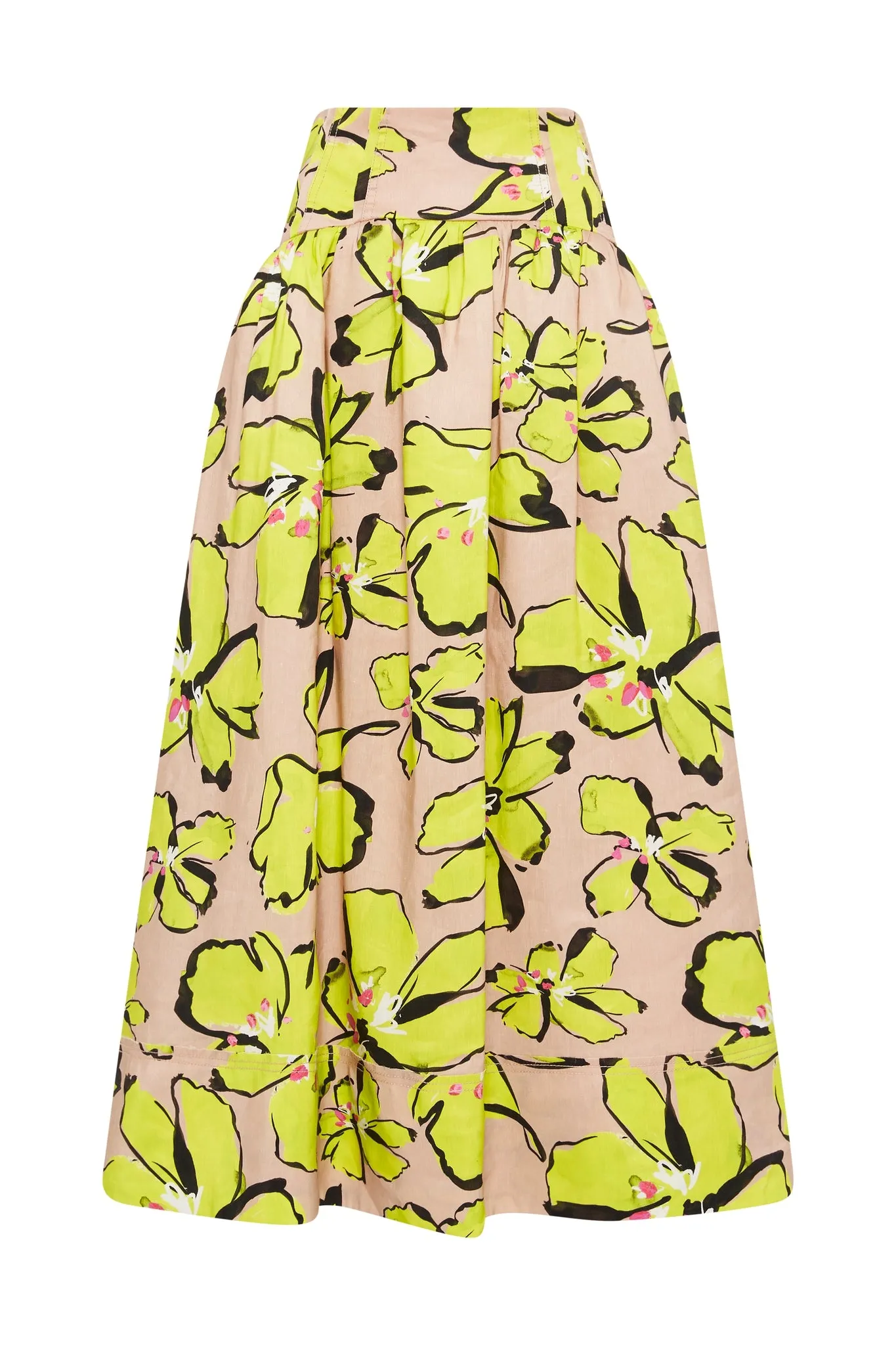 Pelicano Citrus Bloom Midi Skirt sold by Aje product image thumbnail 2