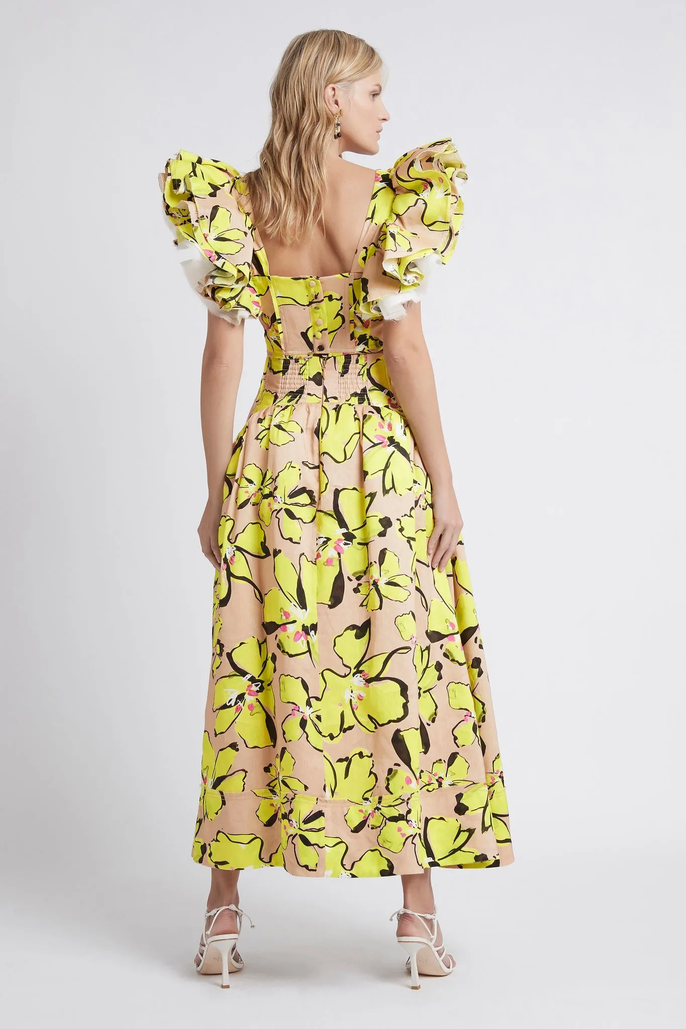 Pelicano Citrus Bloom Midi Skirt sold by Aje product image thumbnail 5