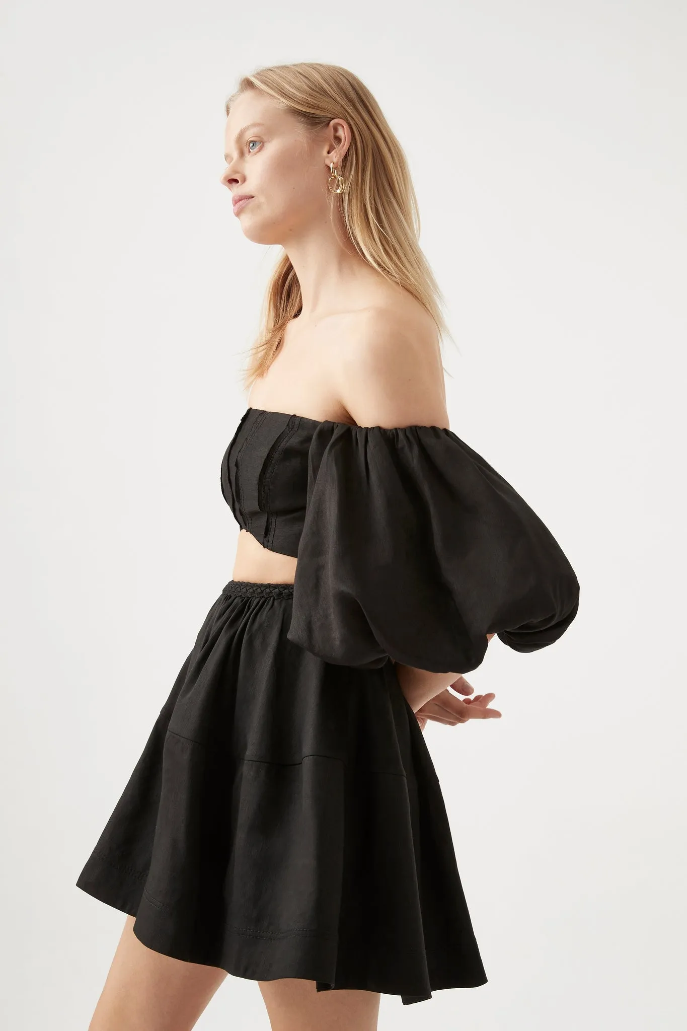 Eugenie Off Shoulder Crop Top sold by Aje product image thumbnail 3