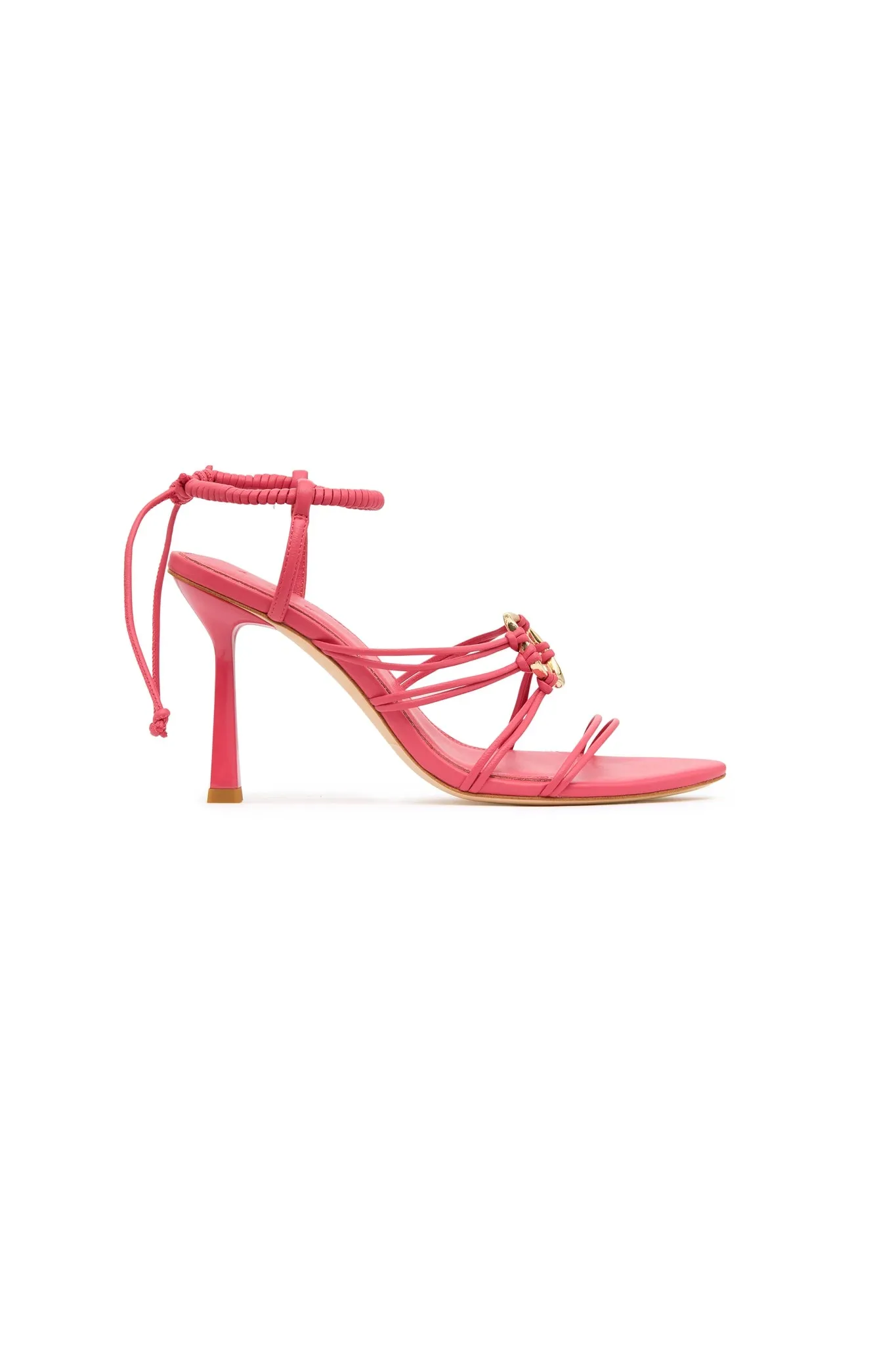 Mirage Leather Strappy Heel sold by Aje