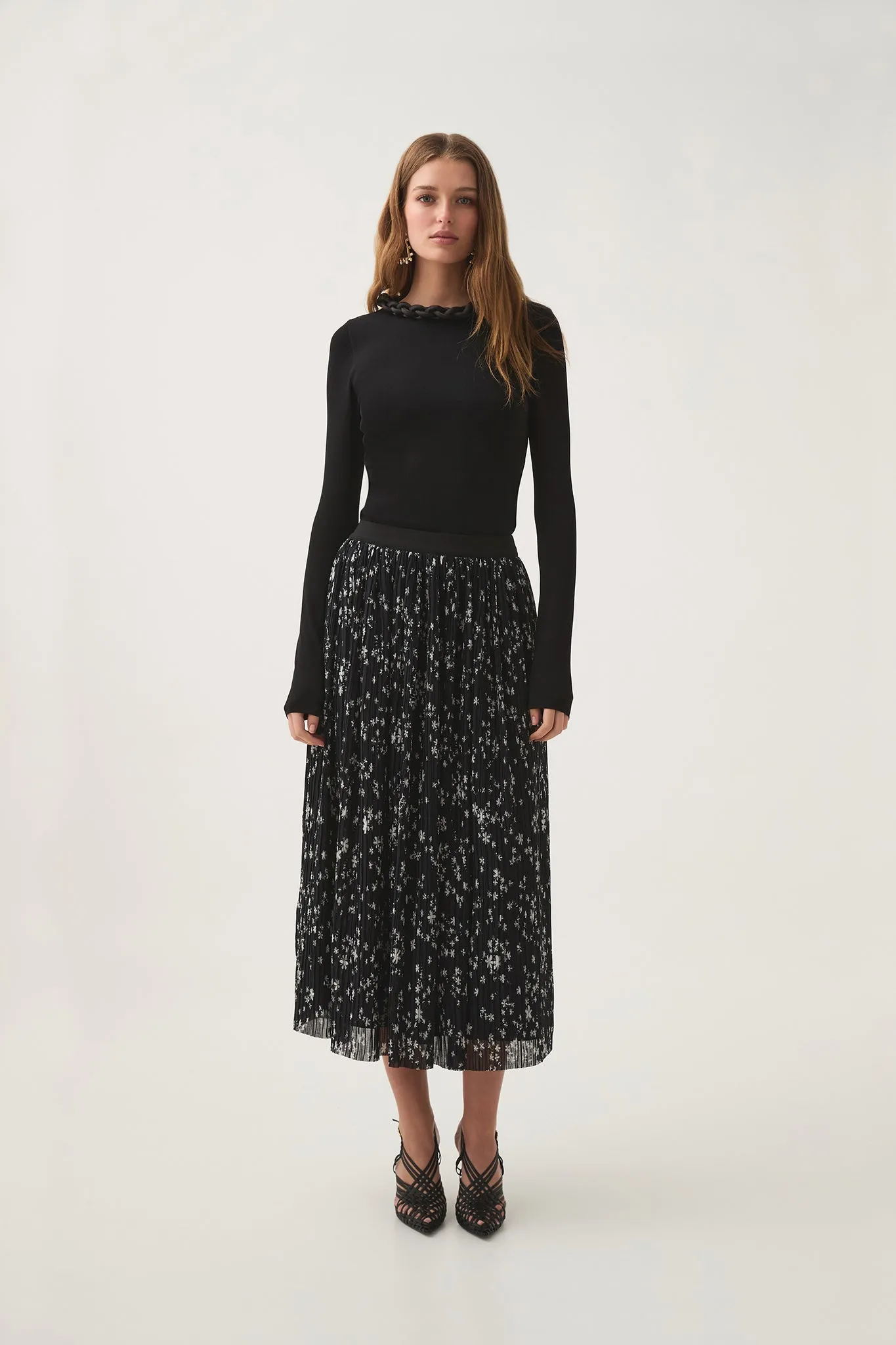 Starflower Midi Skirt sold by Aje product image thumbnail 3