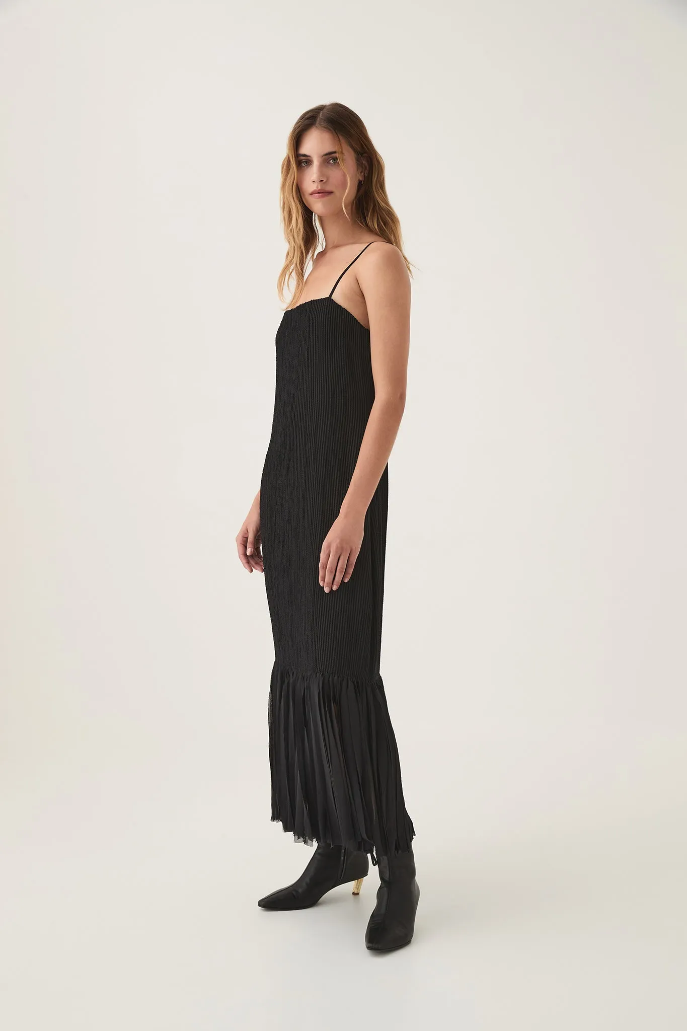 Arris Fringed Maxi Dress sold by Aje
