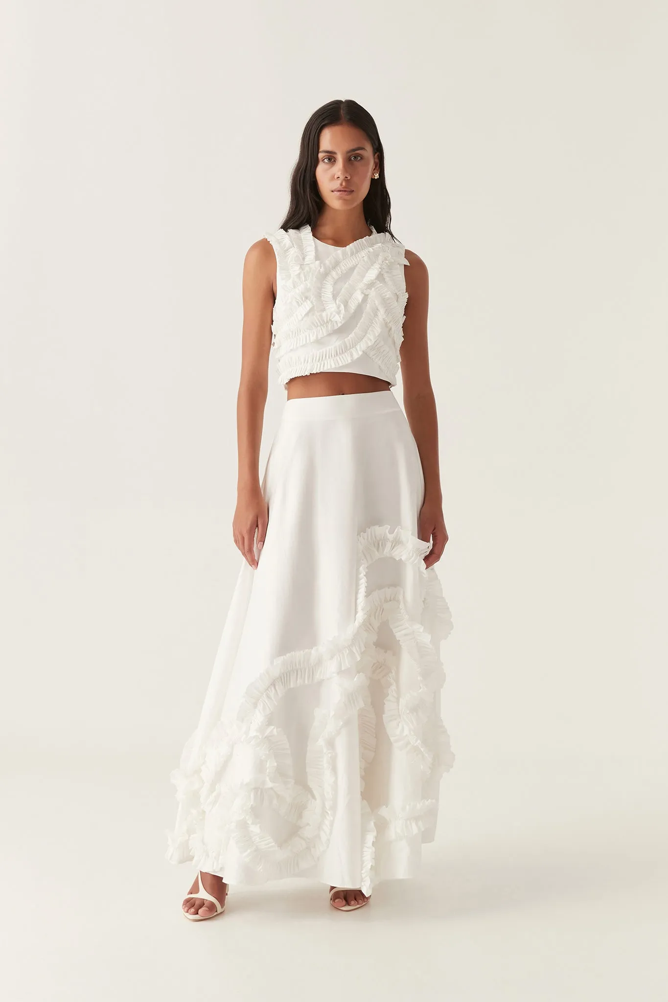 Aurelia Frill Shell Top sold by Aje product image thumbnail 5