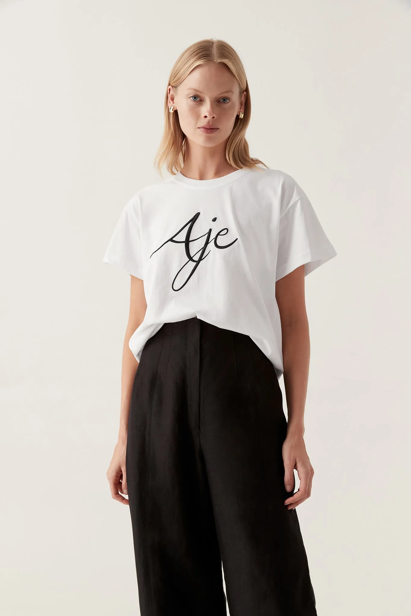 Zelle Embroidered Logo Tee sold by Aje product image thumbnail 3