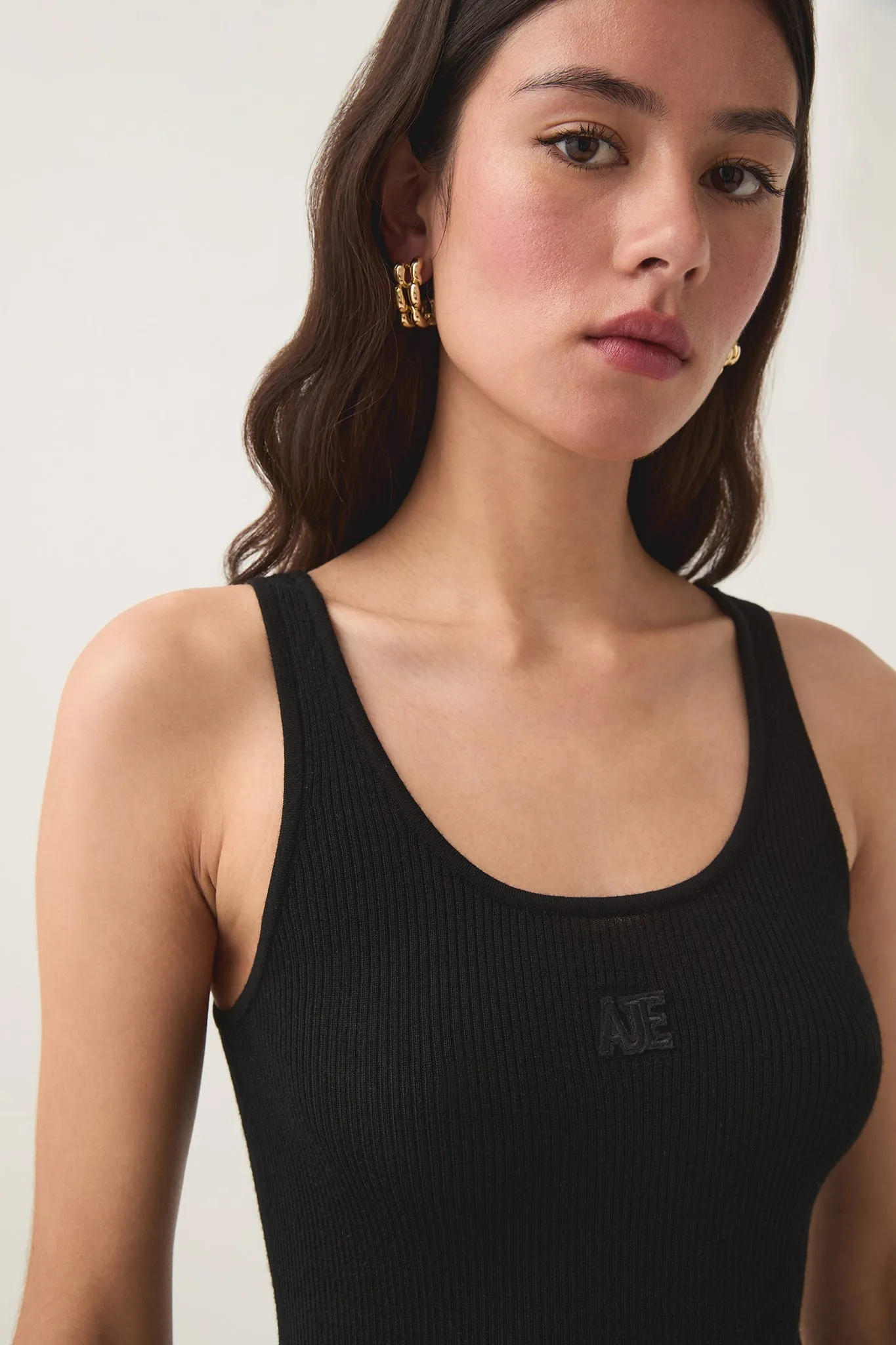 Peyton Sheer Knit Tank sold by Aje product image thumbnail 5