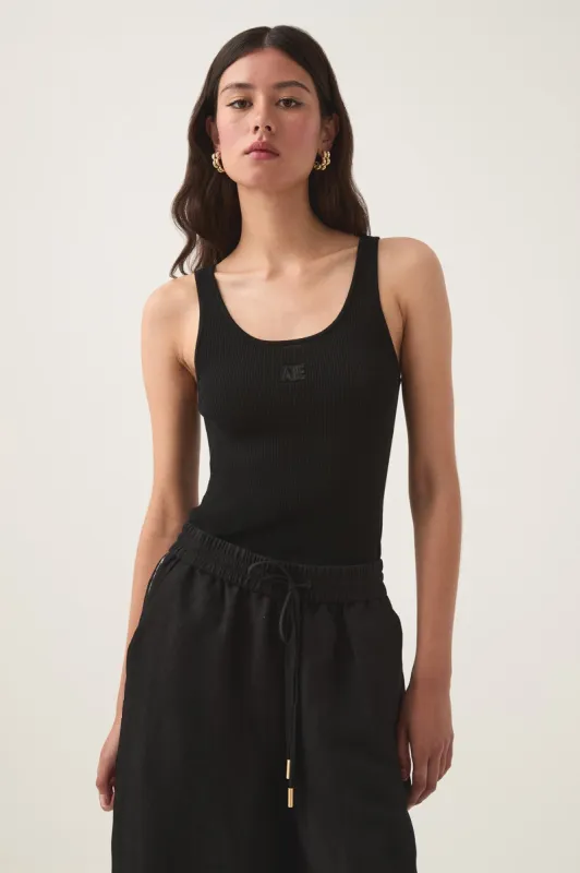 Peyton Sheer Knit Tank sold by Aje