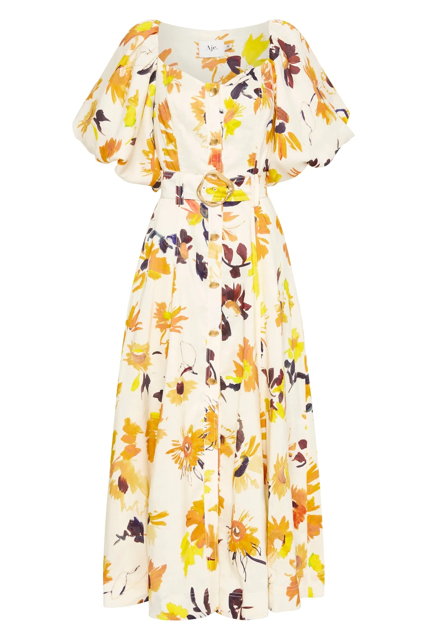Soleil Belted Midi Dress sold by Aje product image thumbnail 2