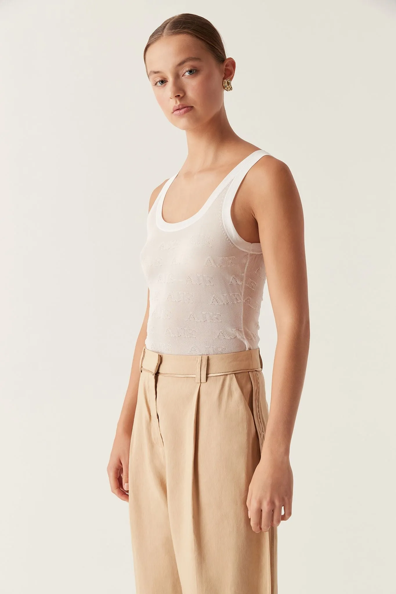 Method Logo Scoop Neck Tank sold by Aje product image thumbnail 3