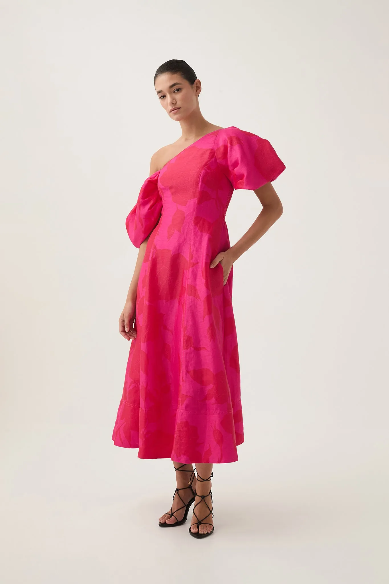 Arista Tulip Sleeve Midi Dress sold by Aje product image thumbnail 3