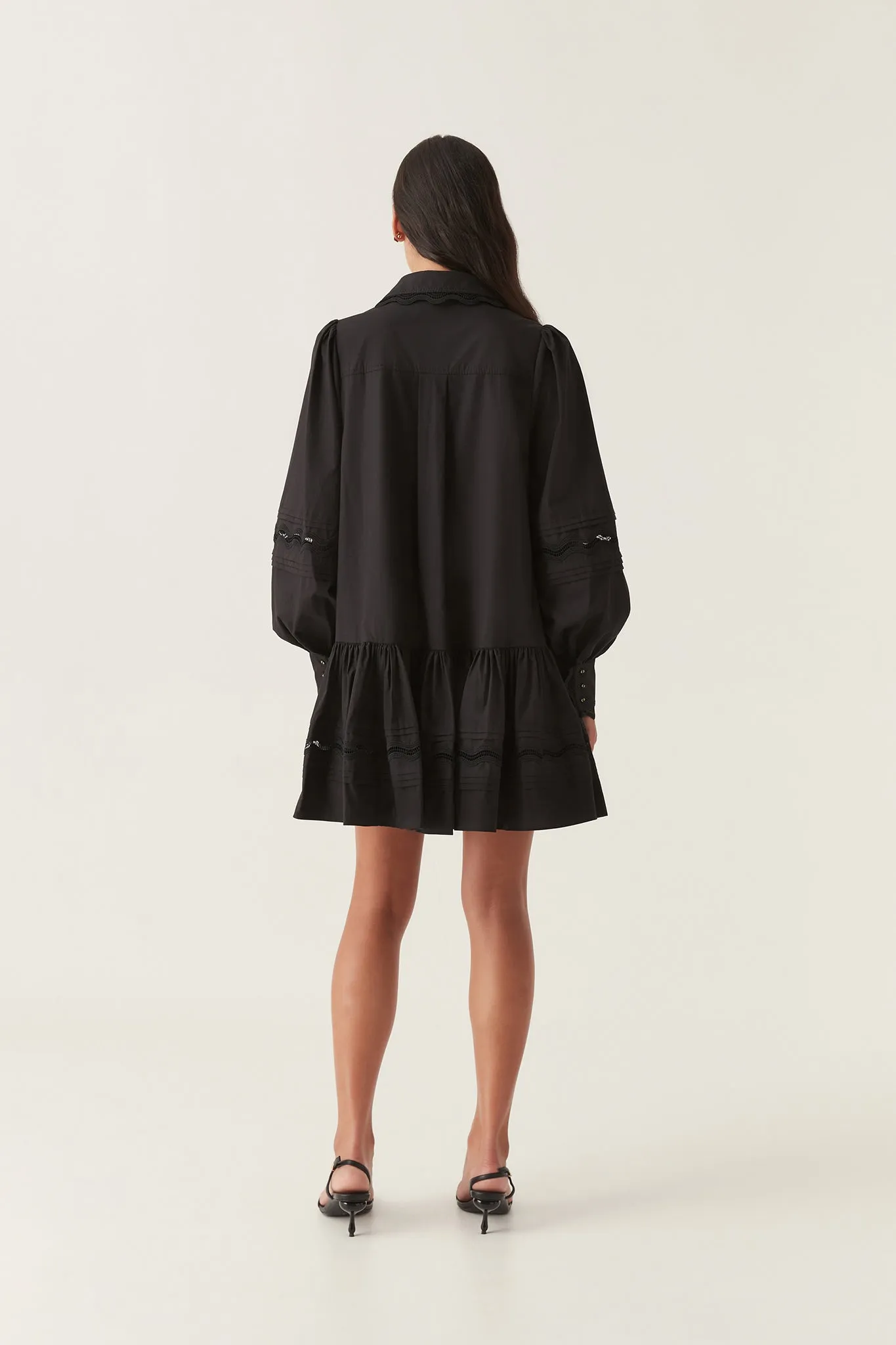 Reva Wave Trim Mini Dress sold by Aje product image thumbnail 5