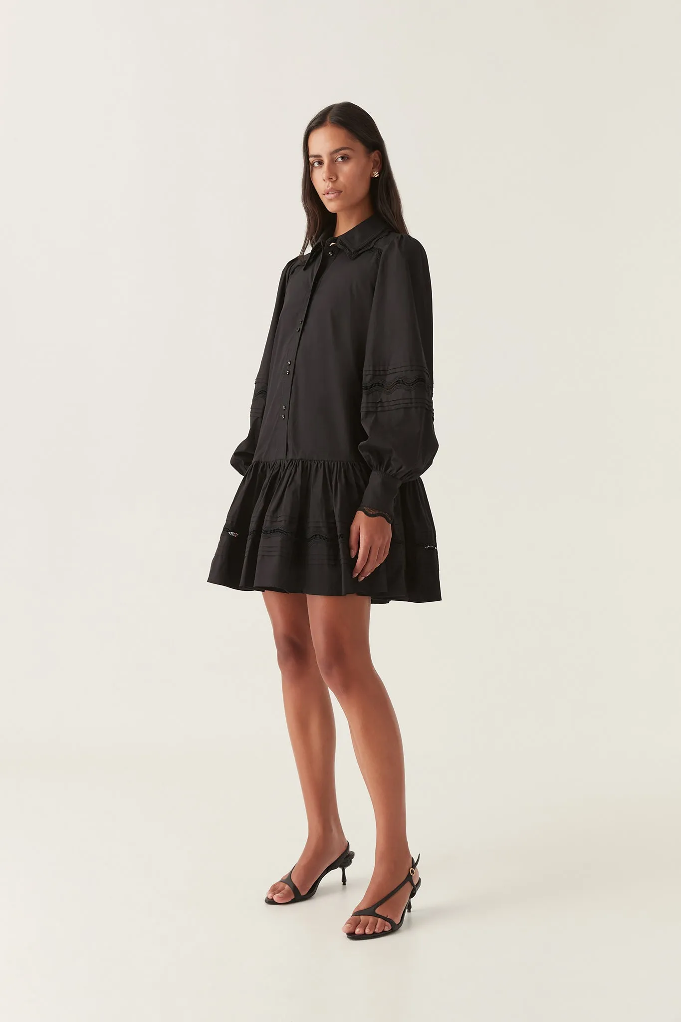 Reva Wave Trim Mini Dress sold by Aje product image thumbnail 3