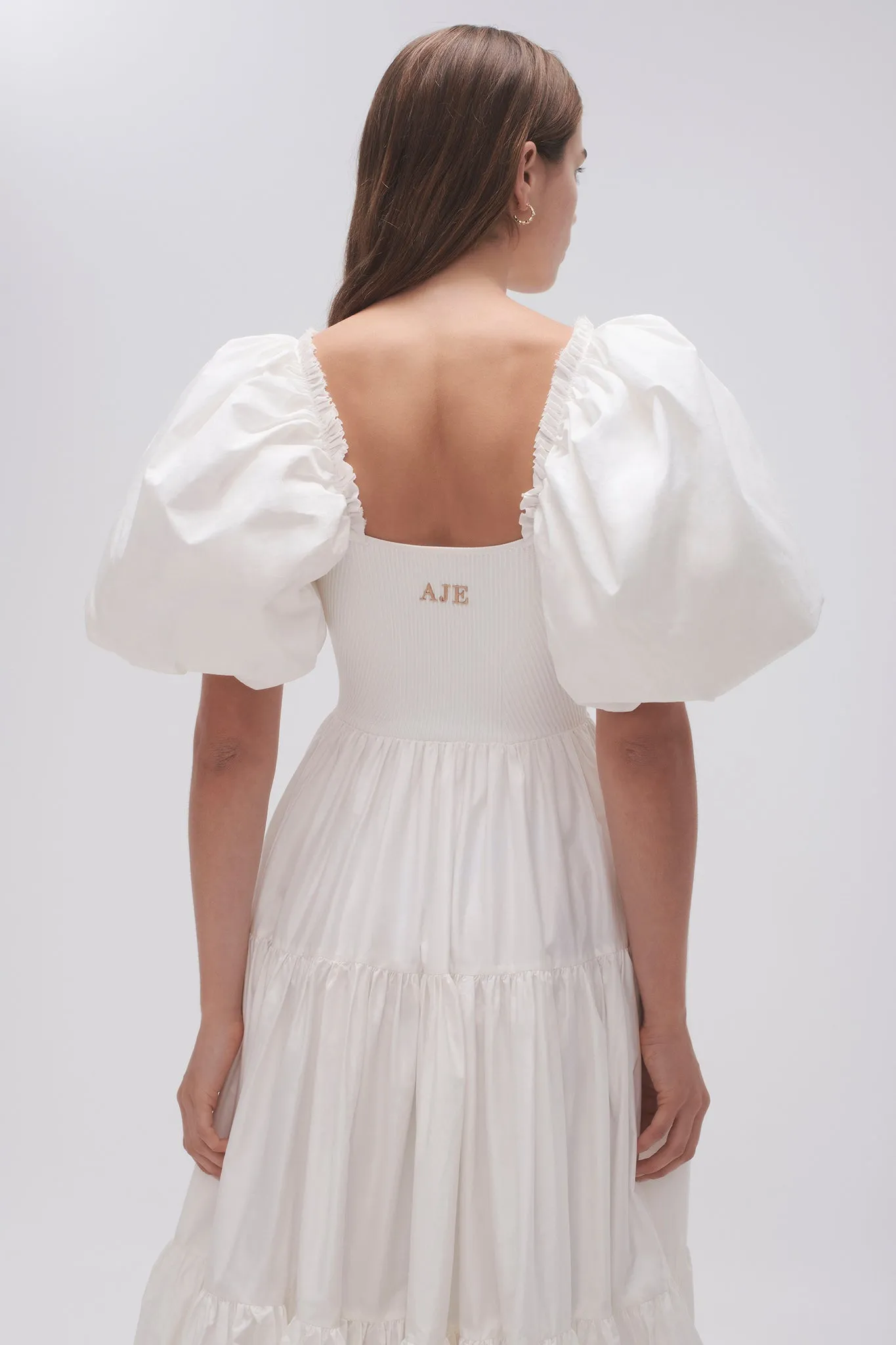 Casa Puff Sleeve Midi Dress sold by Aje product image thumbnail 4