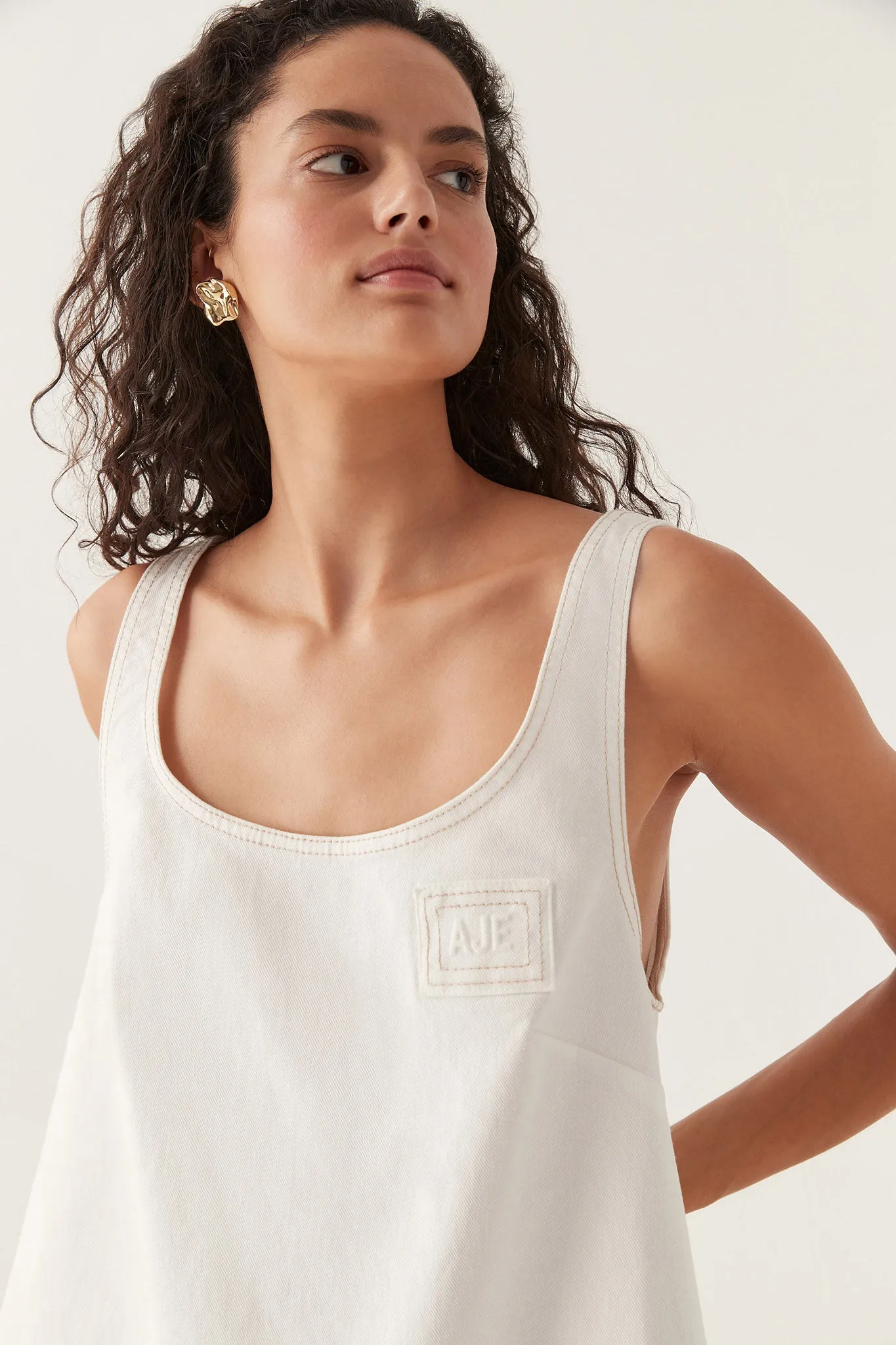 Ratio Denim Mini Dress sold by Aje product image thumbnail 3