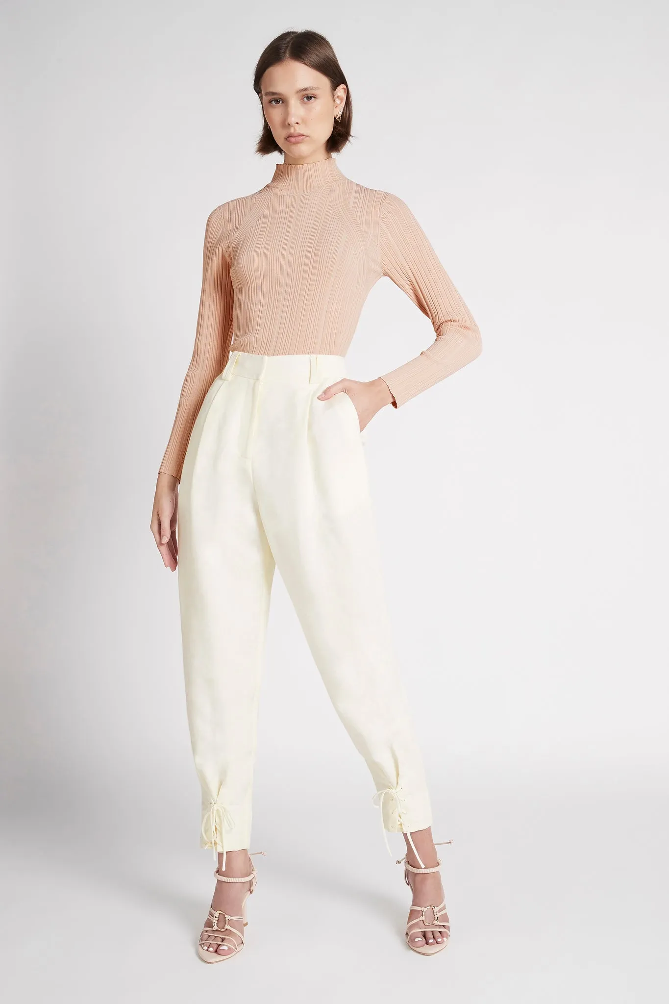 Aurora Lace-Up Pant sold by Aje