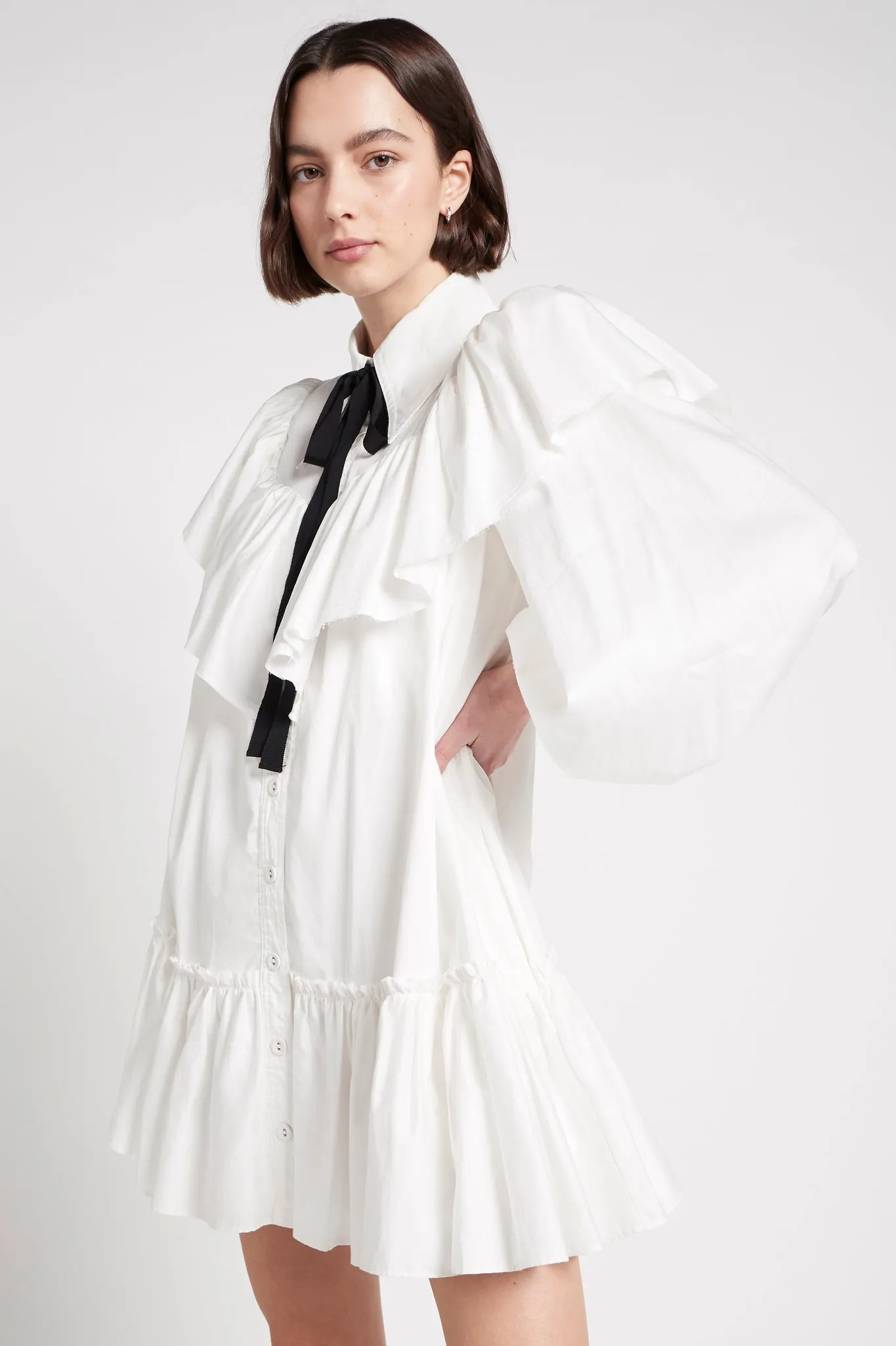 Marie Frill Bib Mini Dress sold by Aje product image thumbnail 3