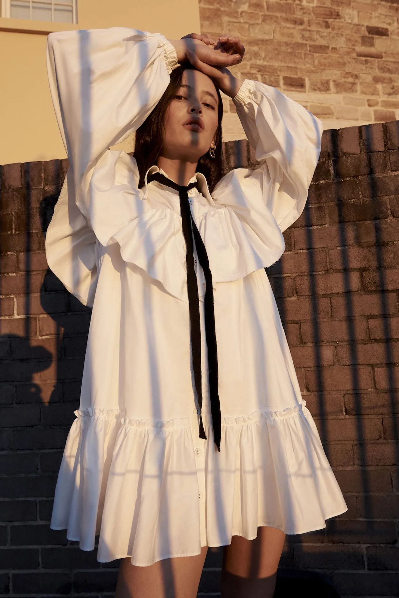 Marie Frill Bib Mini Dress sold by Aje