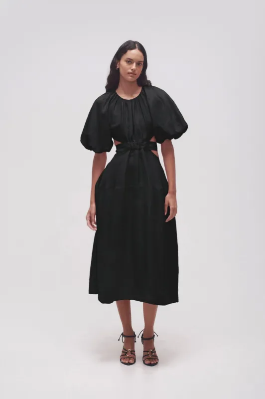 Mimosa Cut Out Midi Dress sold by Aje