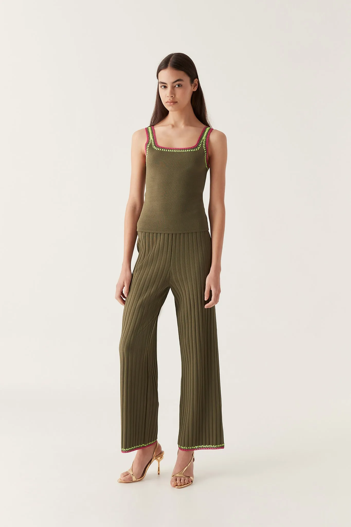 Tazia Crochet Edge Knit Pants sold by Aje product image thumbnail 5