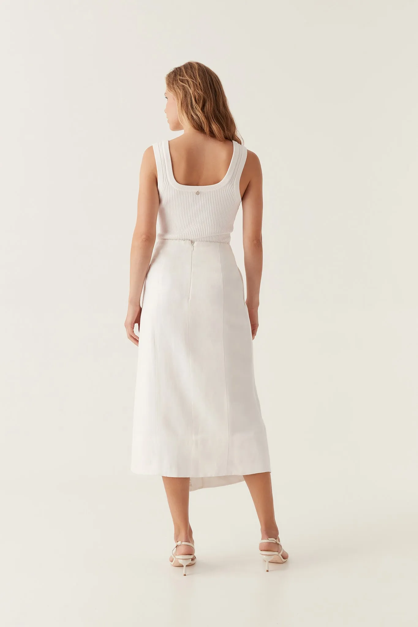 Theory Cinched Midi Skirt sold by Aje product image thumbnail 5