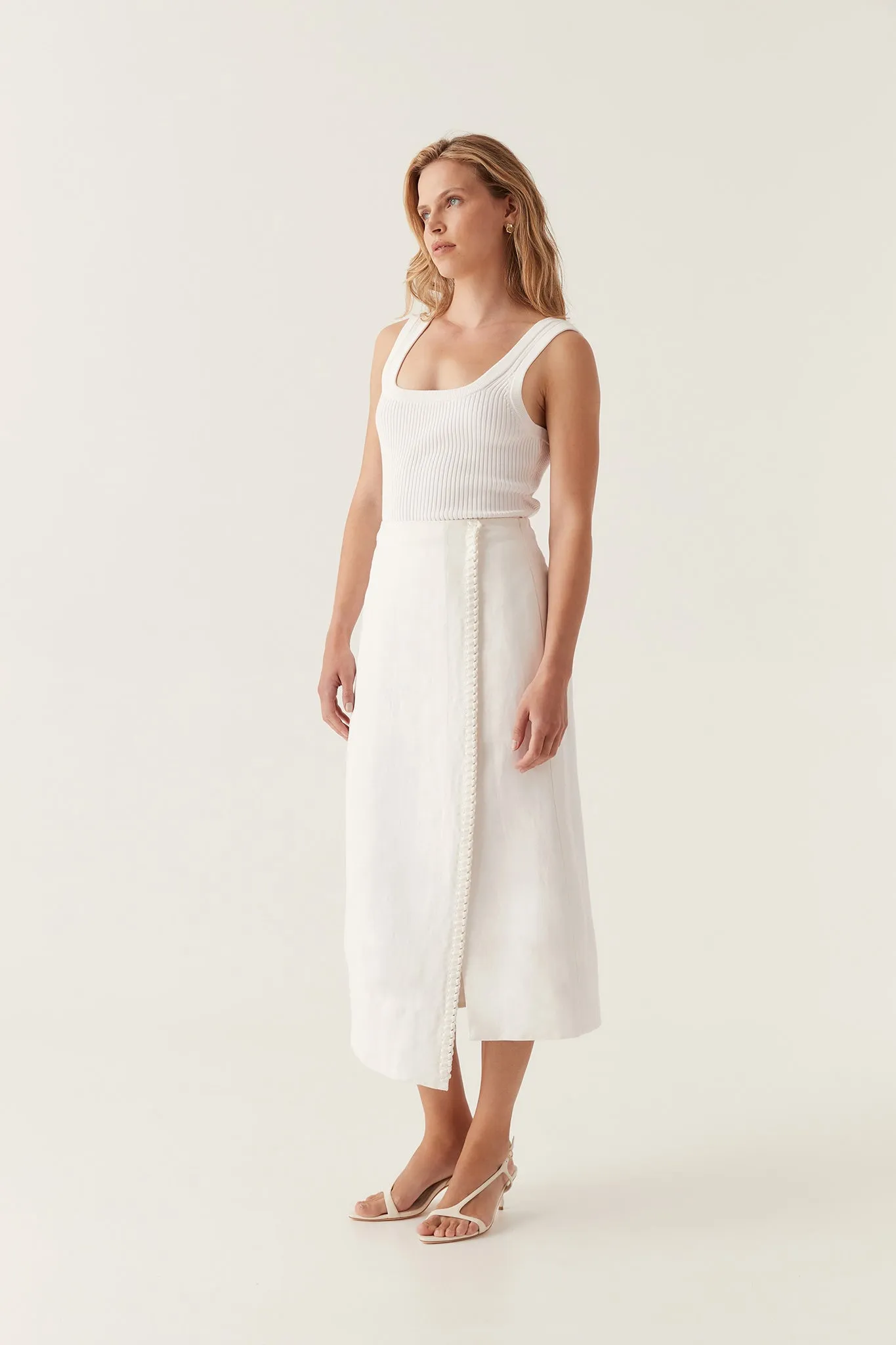 Theory Cinched Midi Skirt sold by Aje product image thumbnail 3