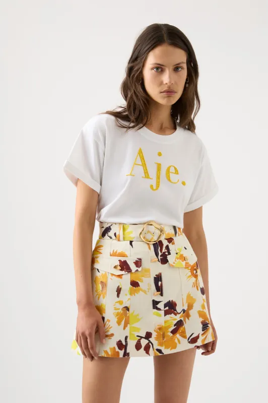 Valerie Utility Mini Skirt sold by Aje