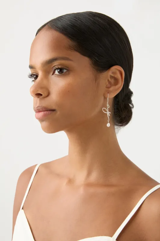Signature Pearl Drop Earring sold by Aje