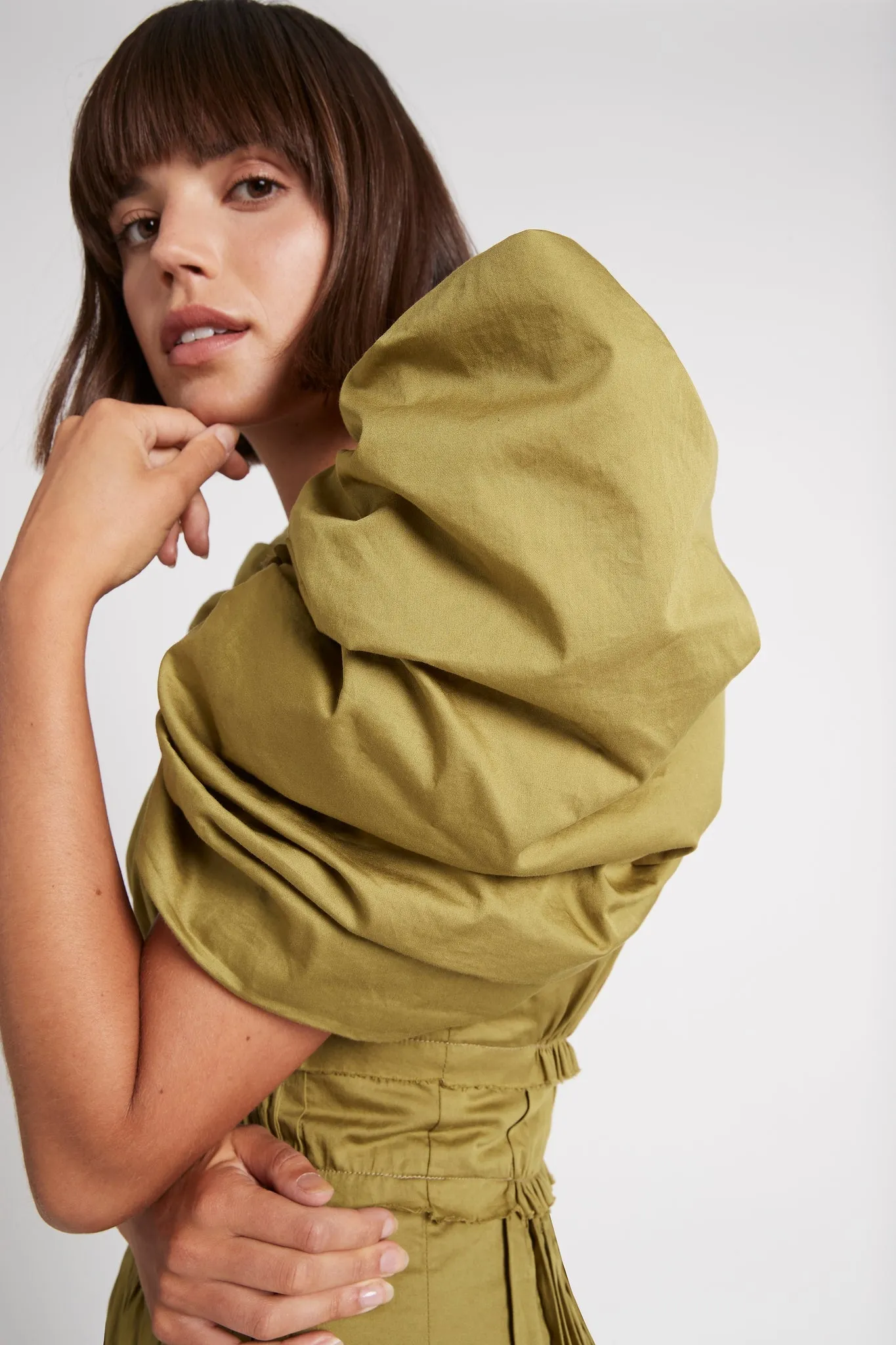 Frequency Butterfly Sleeve Dress sold by Aje product image thumbnail 5