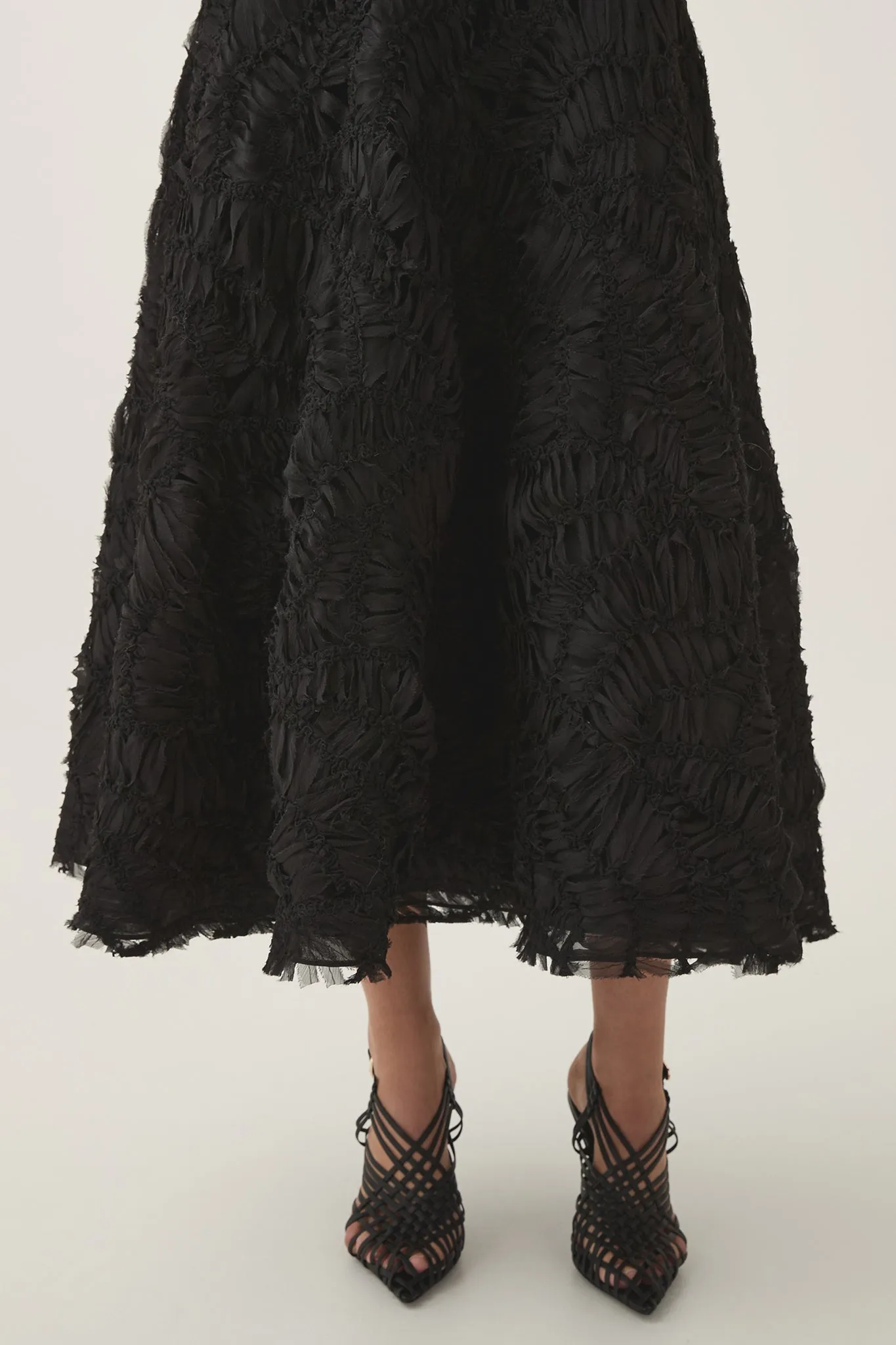 Florential Textured Midi Skirt sold by Aje product image thumbnail 4