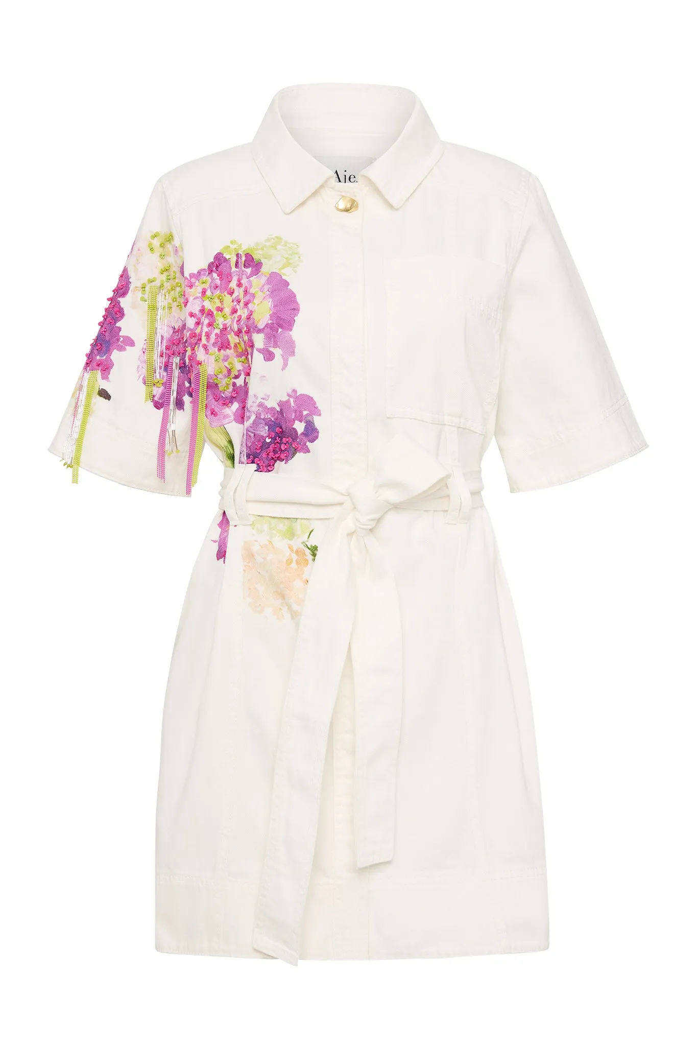 Flora Detail Denim Shirt Dress sold by Aje product image thumbnail 2