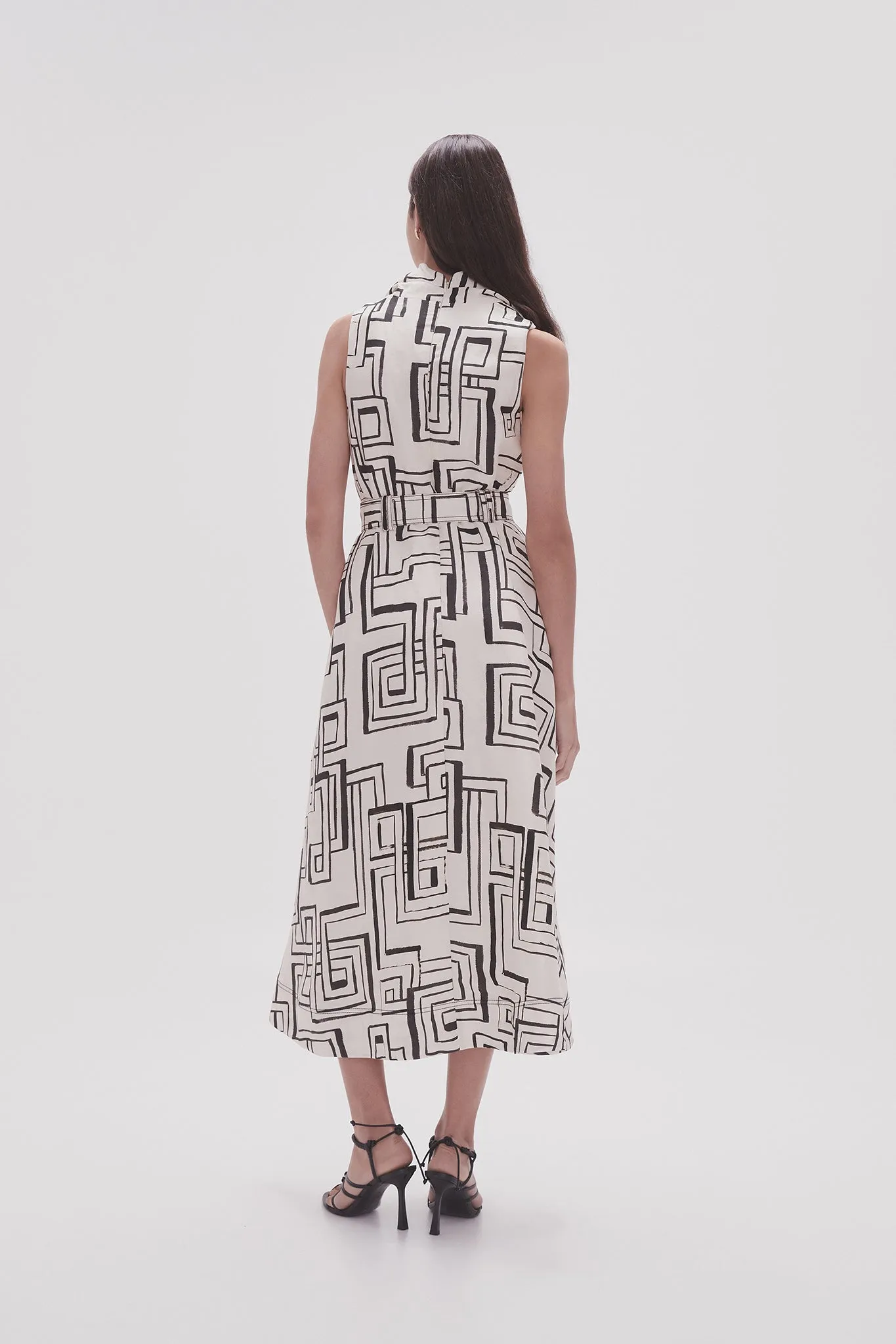 Amity Cowl Midi Dress sold by Aje product image thumbnail 5