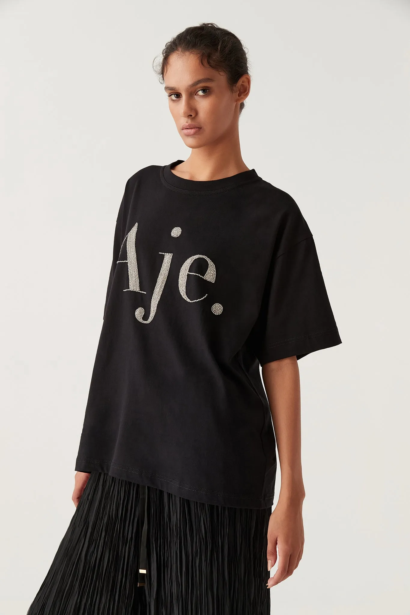 Lucid Oversized Crystal Tee sold by Aje product image thumbnail 3