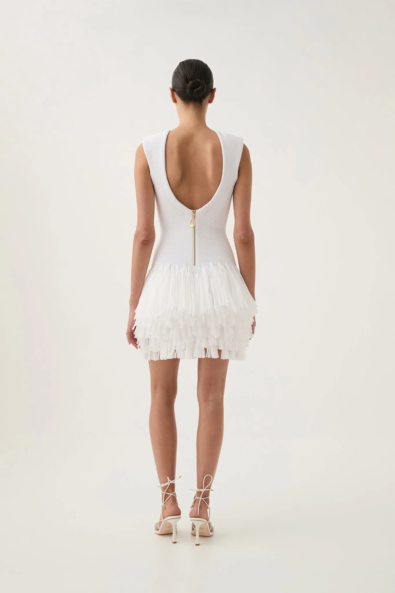 Rushes Raffia Knit Mini Dress sold by Aje product image thumbnail 5