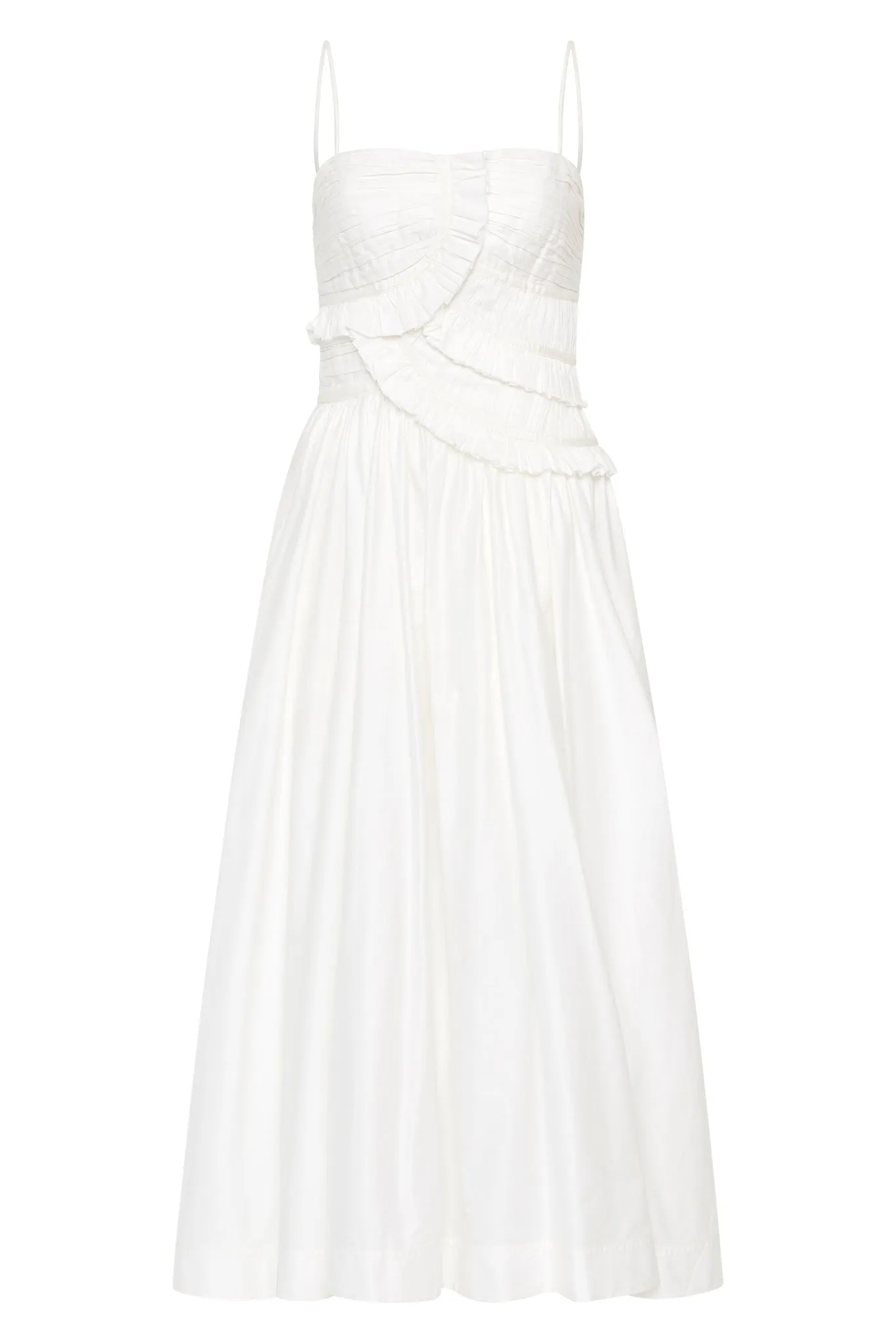 Synergy Frill Midi Dress sold by Aje product image thumbnail 2