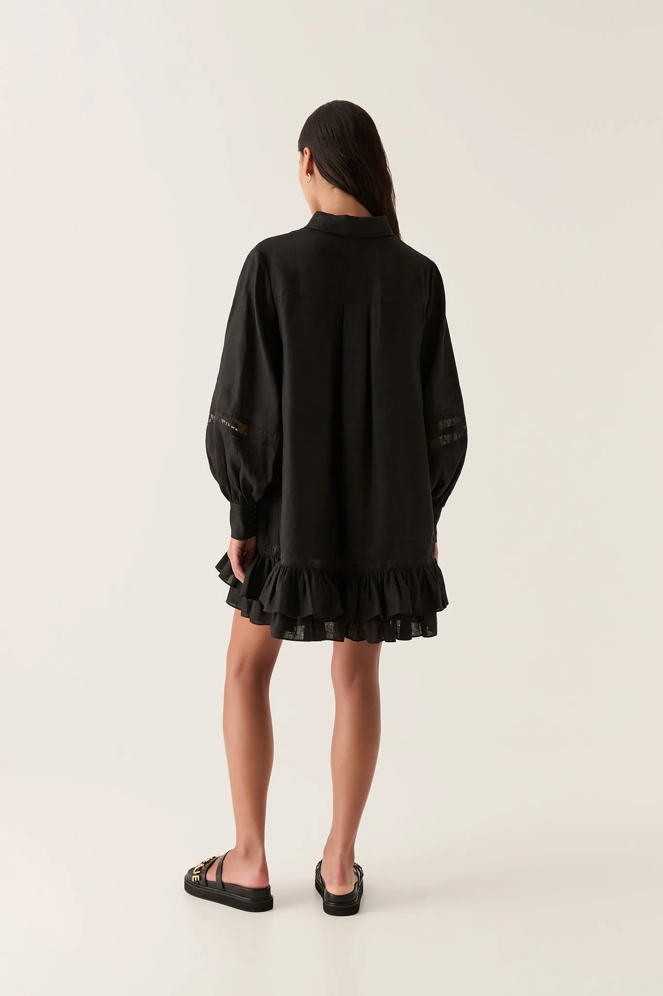 Reframe Logo Trim Mini Dress sold by Aje product image thumbnail 5