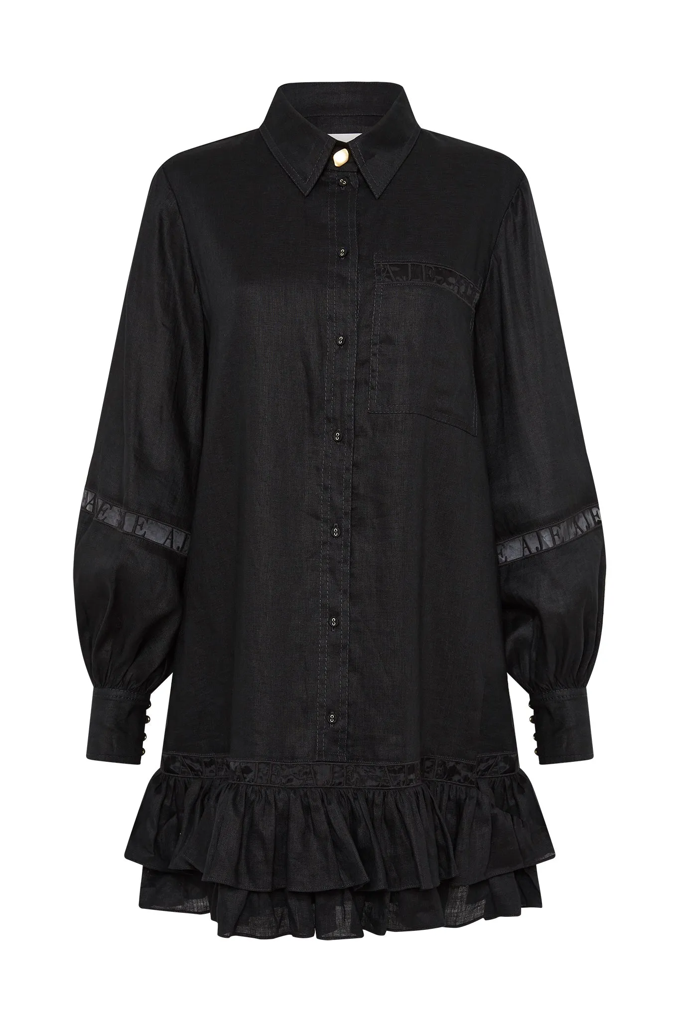 Reframe Logo Trim Mini Dress sold by Aje product image thumbnail 2