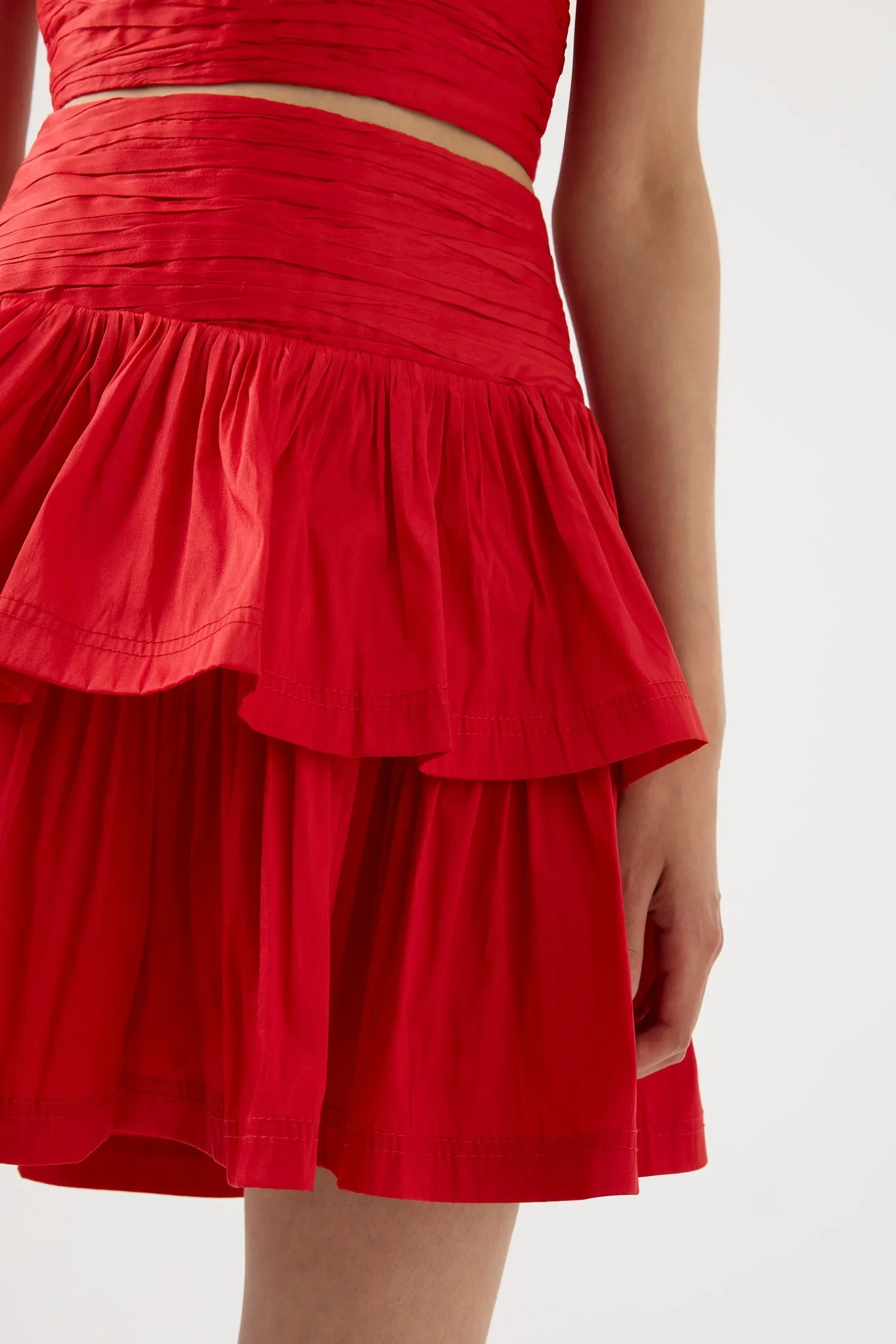 Rhythmic Tiered Frill Skirt sold by Aje product image thumbnail 4