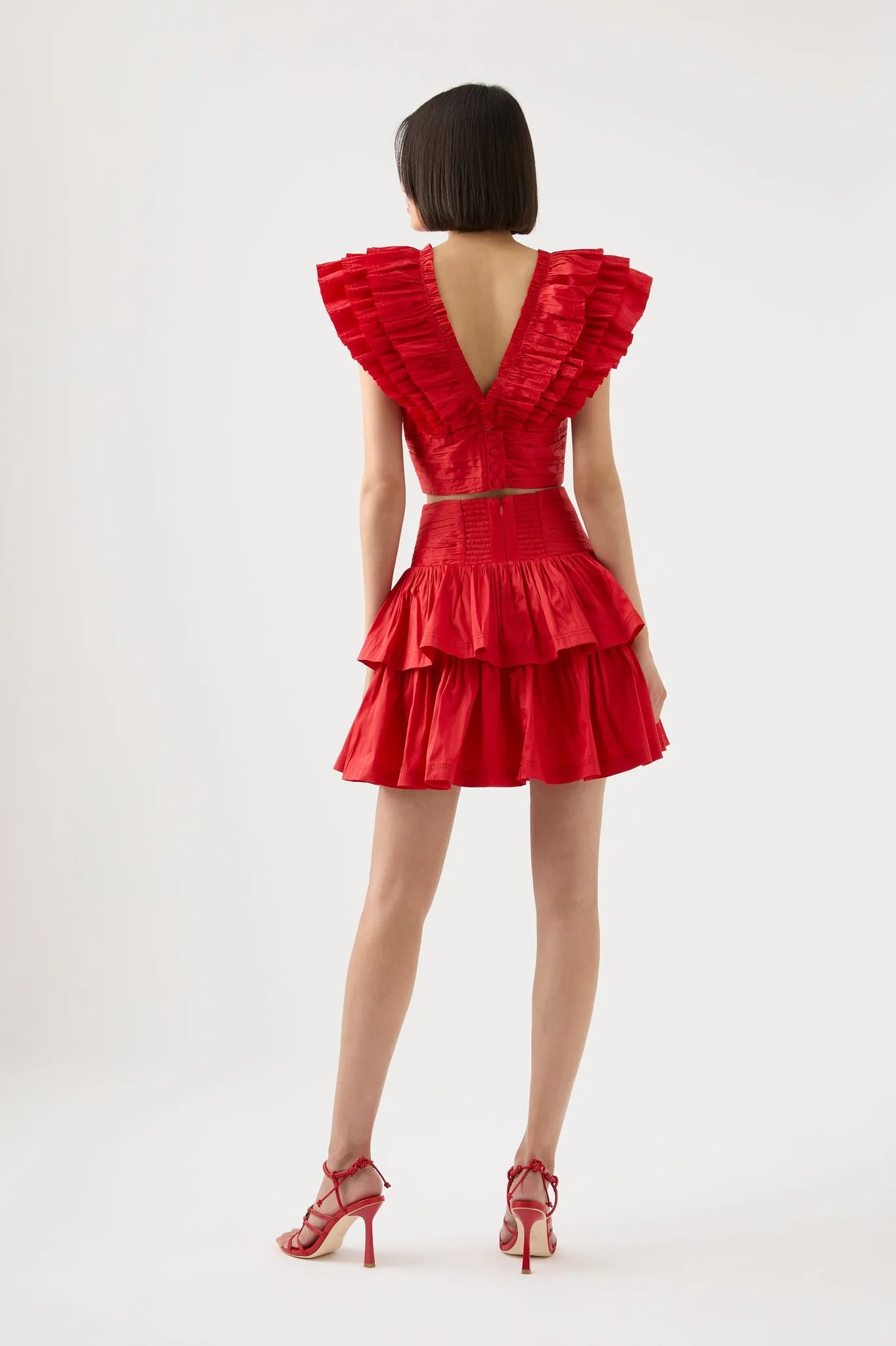 Rhythmic Tiered Frill Skirt sold by Aje product image thumbnail 5