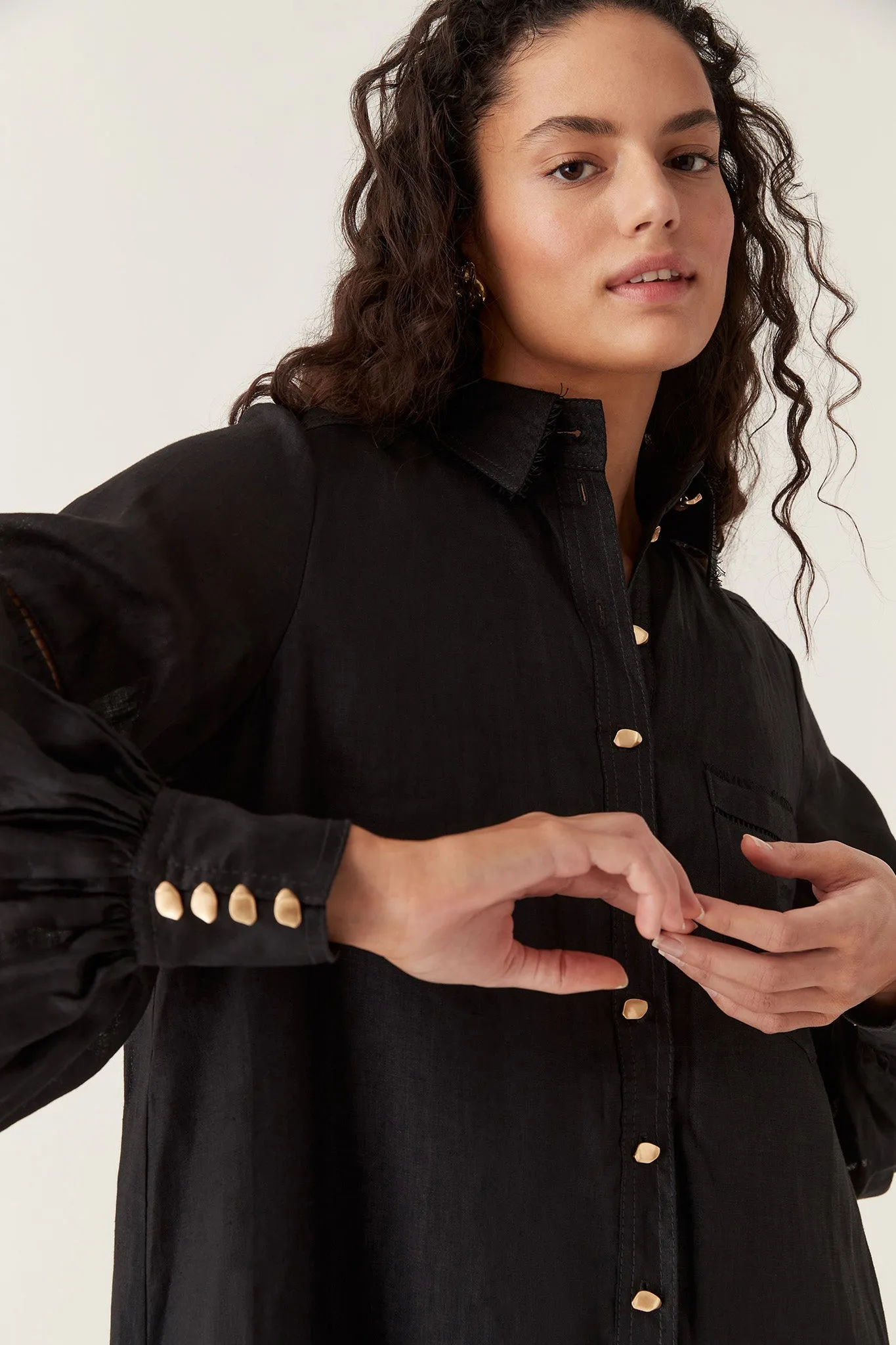 Lotus Shirt Mini Dress sold by Aje product image thumbnail 4