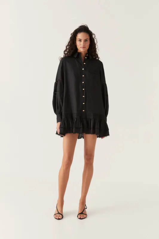 Lotus Shirt Mini Dress sold by Aje