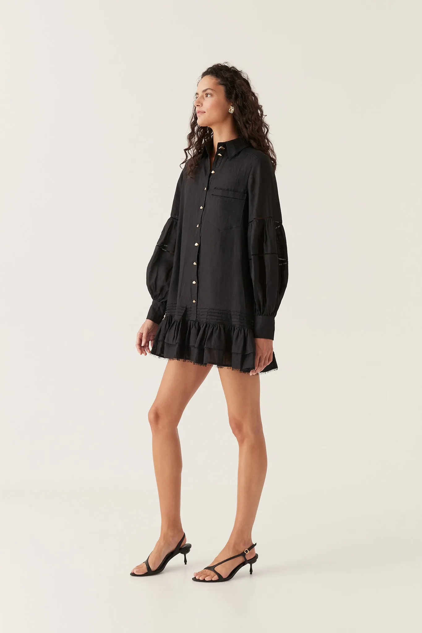 Lotus Shirt Mini Dress sold by Aje product image thumbnail 5