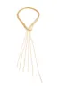 Chevron Drop Chain Necklace sold by Aje