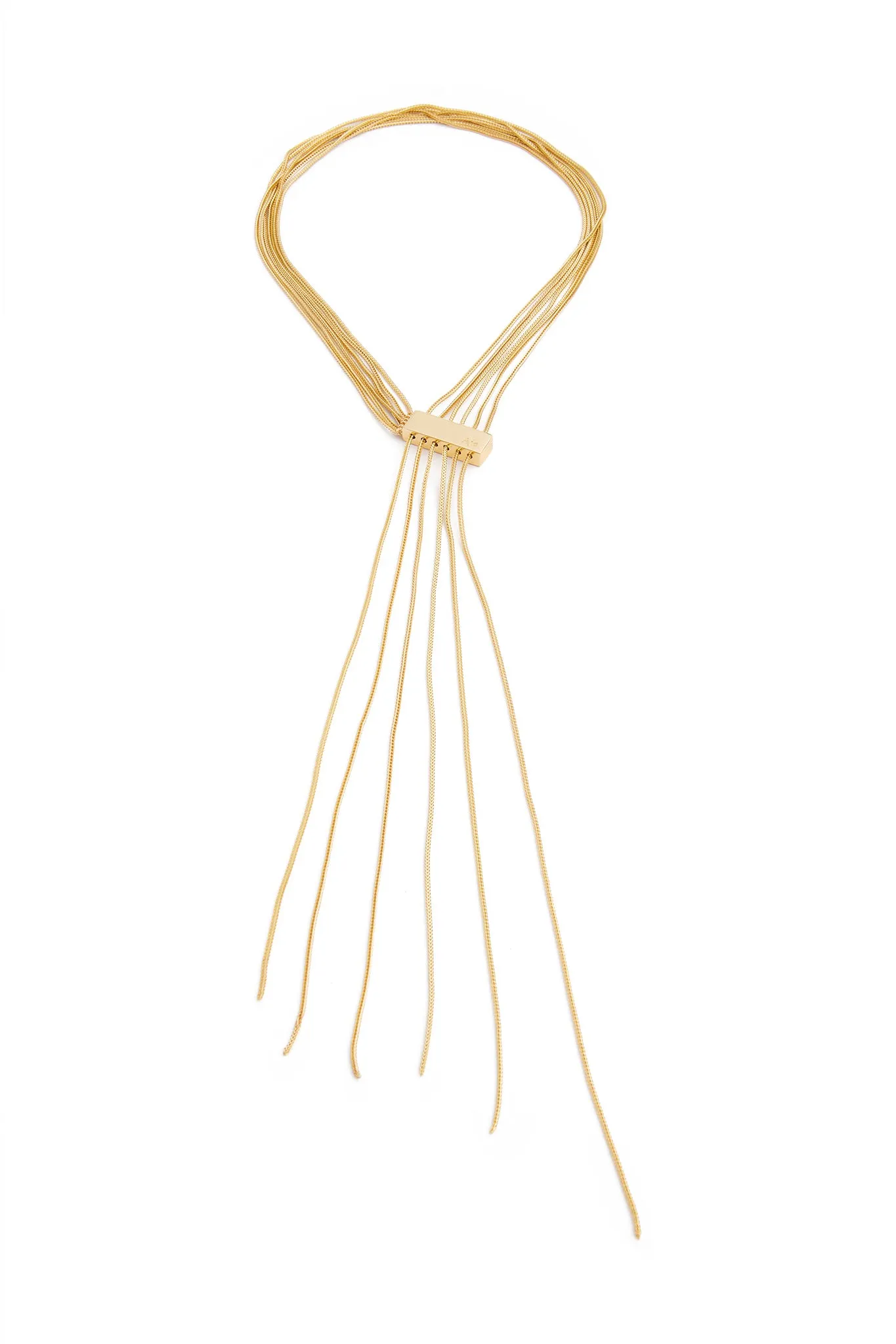 Chevron Drop Chain Necklace sold by Aje product image thumbnail 3