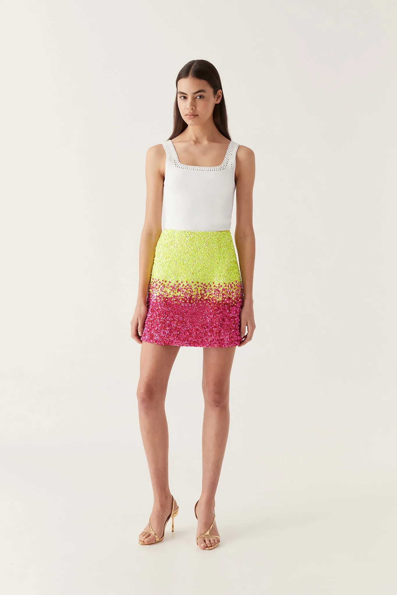 Calypso Ombre Mini Skirt sold by Aje product image thumbnail 5