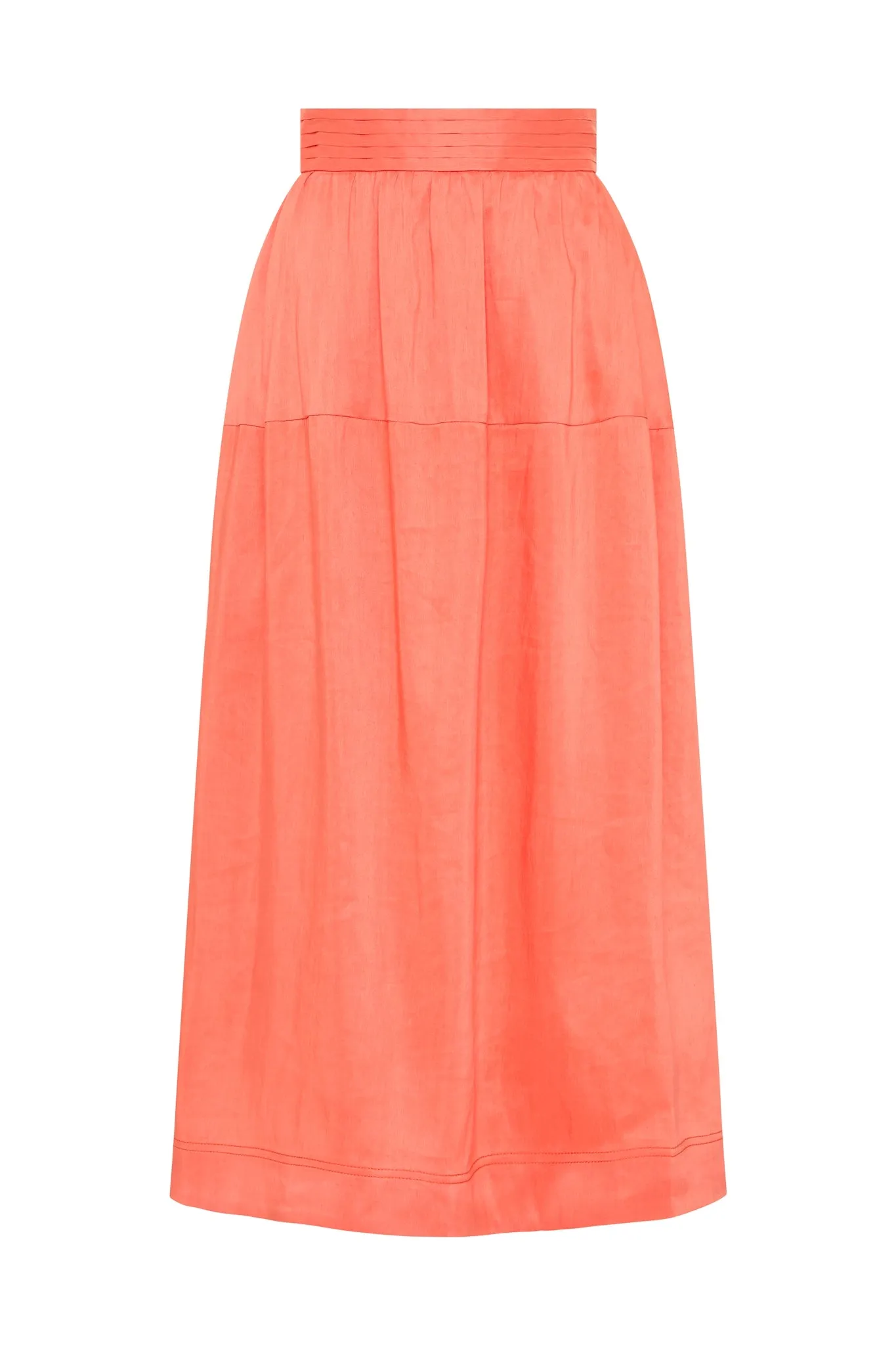 Shelly Flare Tuck Midi Skirt sold by Aje product image thumbnail 2
