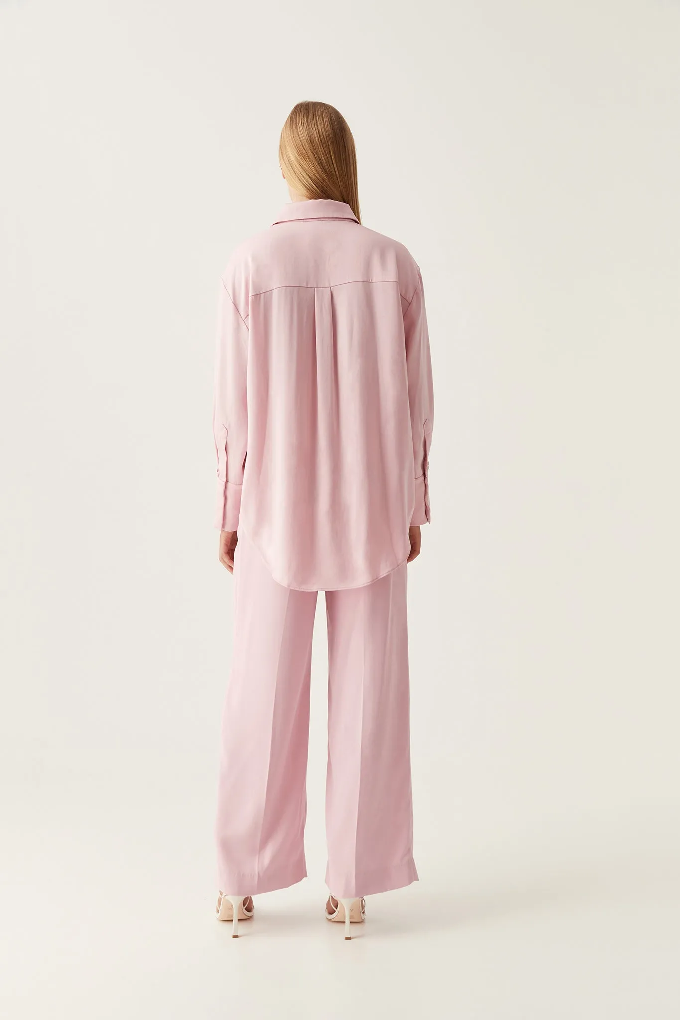 Riddle Buttoned Crepe Shirt sold by Aje product image thumbnail 5