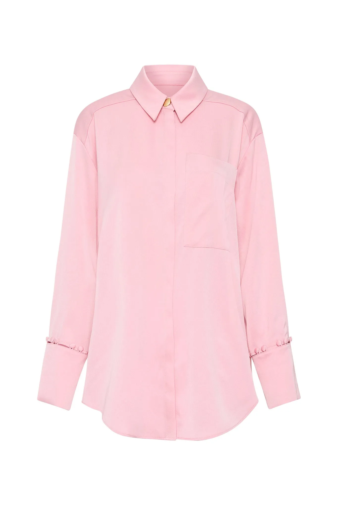 Riddle Buttoned Crepe Shirt sold by Aje product image thumbnail 2