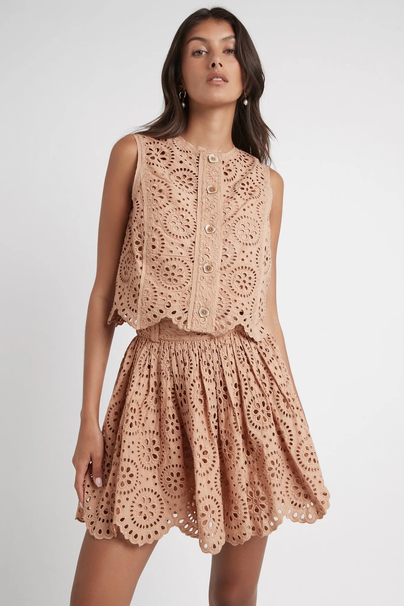 Salita Broderie Skirt sold by Aje product image thumbnail 4