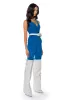PERFECT FIT SLEEVELESS BELTED JUMPSUIT sold by AKIRA