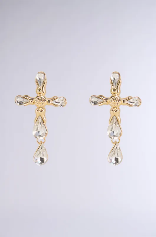 CROSS ME EARRING sold by AKIRA